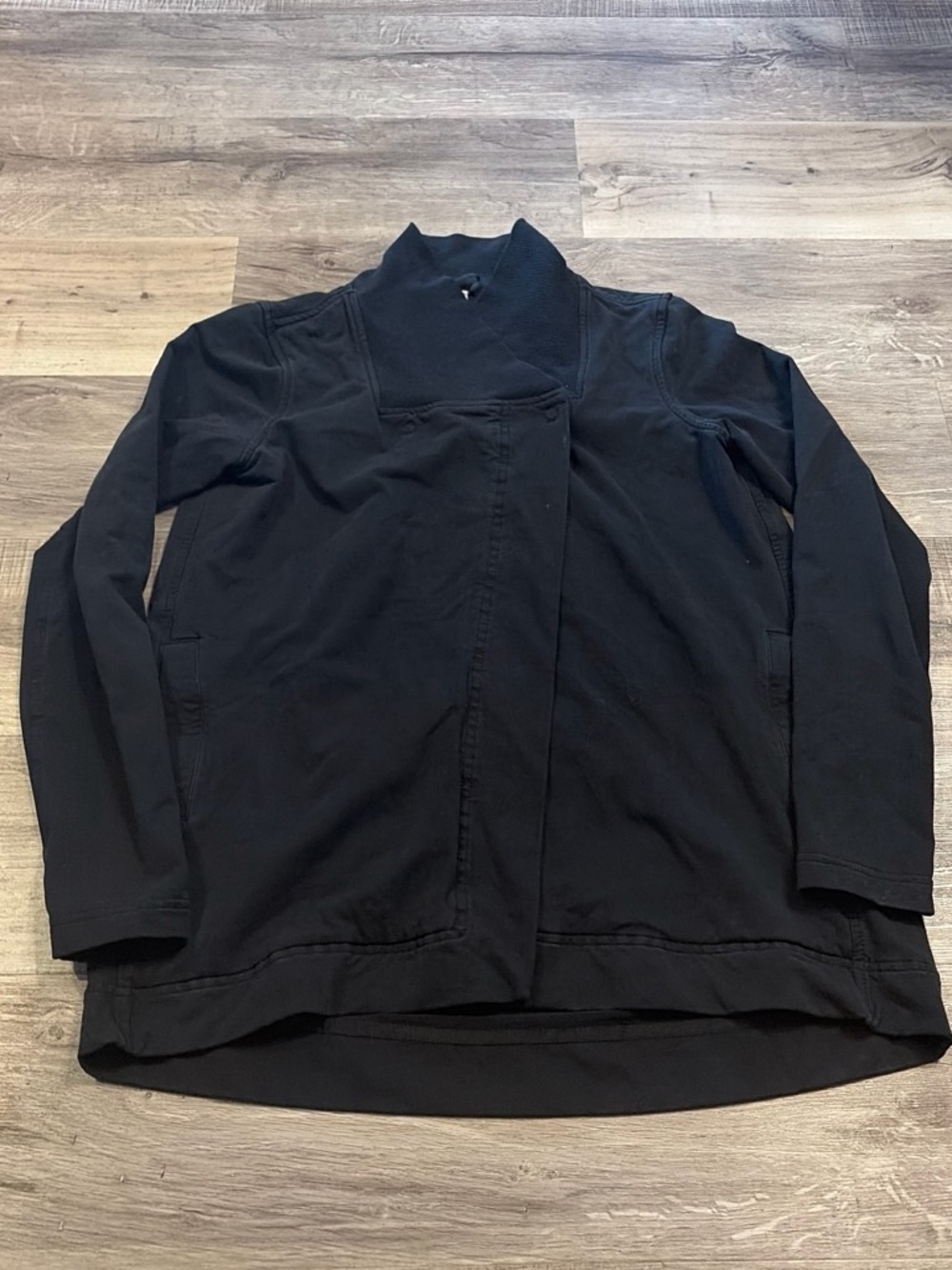Women’s black Lululemon cardigan